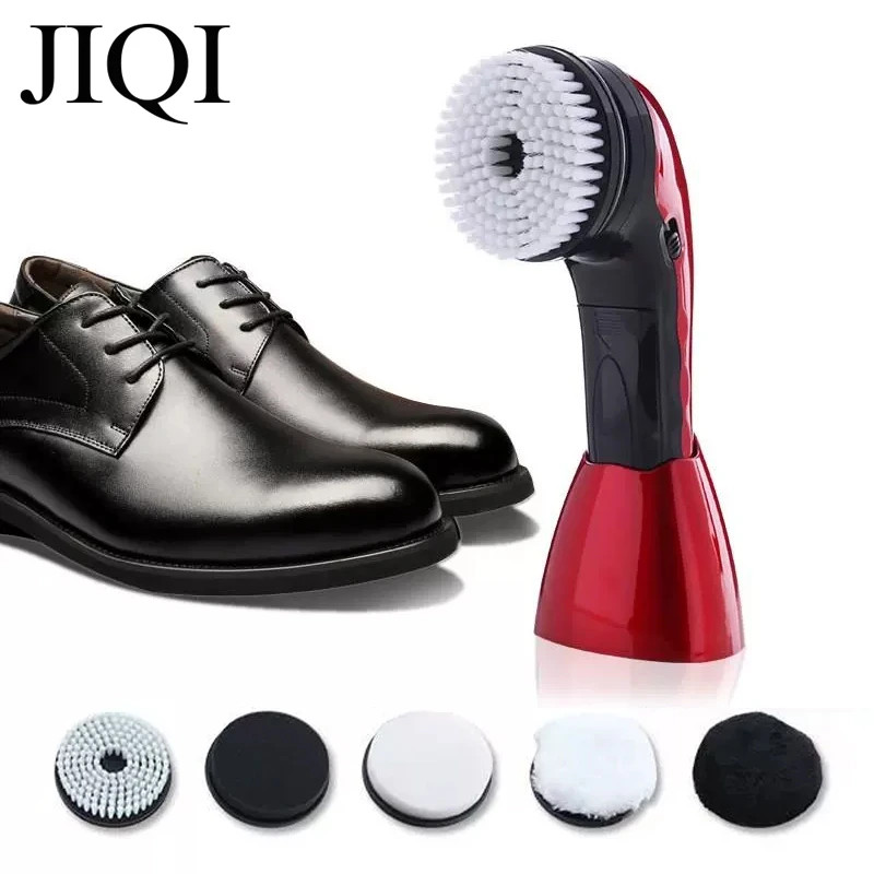 Engraxadeira de sapatos elétrica e a bateria JIQI - Cuidados com o couro e muito mais